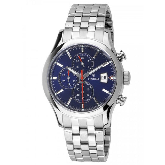 Festina Timeless Chronograph orologio cronografo uomo blu F20374/2