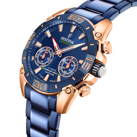 Festina Connected orologio smart acciaio blu uomo F20549/1