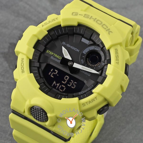 Casio G-Shock Style Premium orologio multifunzione uomo giallo GBA-800-9AER