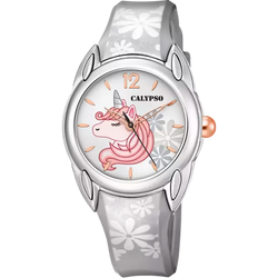 Calypso Sweet Time argento cinturino in gomma donna K5734/A