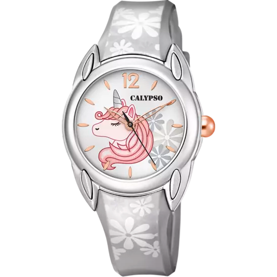 Calypso Sweet Time argento cinturino in gomma donna K5734/A