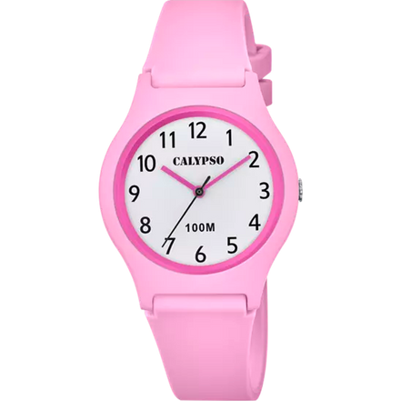 OROLOGIO CALYPSO SWEET TIME K5798/1 BIANCO CINTURINO GOMMA, BAMBINI