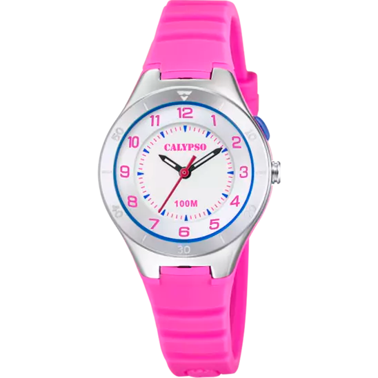 Calypso Junior collection bianco cinturino gomma unisex K5800/2