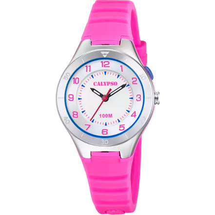 Calypso Junior collection bianco cinturino gomma unisex K5800/2