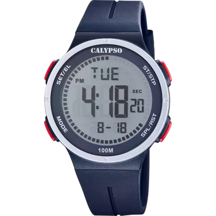 OROLOGIO CALYPSO K5803/3 DIGITALE CINTURINO GOMMA, UOMO