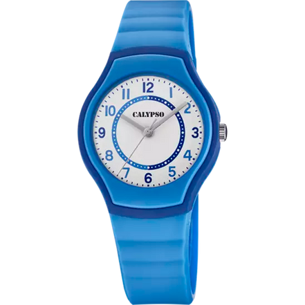 OROLOGIO CALYPSO JUNIOR COLLECTION K5806/6 BIANCO CINTURINO GOMMA, UNISEX