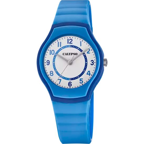 OROLOGIO CALYPSO JUNIOR COLLECTION K5806/6 BIANCO CINTURINO GOMMA, UNISEX