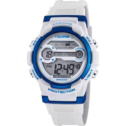 OROLOGIO CALYPSO K5808/1 DIGITALE CINTURINO GOMMA, BAMBINI