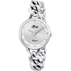 Lotus Trendy orologio donna bianco bracciale in acciaio 18721/1