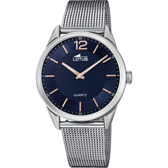 Lotus Smart Casual orologio uomo azzurro bracciale 40mm in acciaio 18734/2