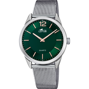 Lotus Smart Casual orologio uomo verde bracciale 40mm in acciaio 18734/3