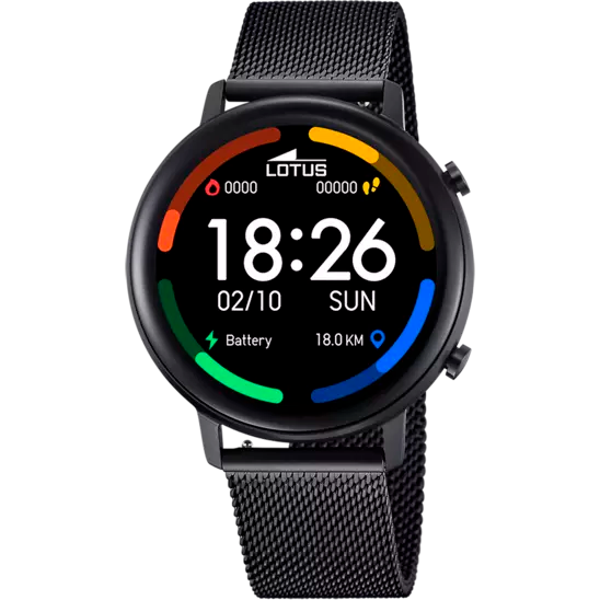 Lotus Smartime orologio unisex Smartwatch 50043/1, 180 MAH, IPS 1.3", Bluetooth