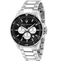 Maserati Sfida orologio uomo cronografo silver/nero R8873640004