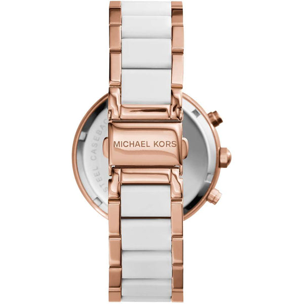 Michael Kors Parker orologio cronografo rosa/oro donna MK5774