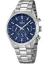Festina Chrono Sport azzurro bracciale in acciaio uomo F20463/2