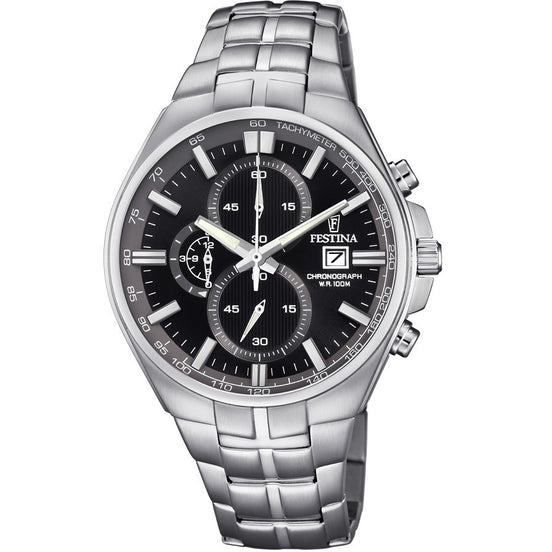Festina Timeless Chronograph orologio uomo nero F6862/4