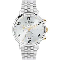 Philip Watch Truman orologio cronografo uomo silver R8273695002
