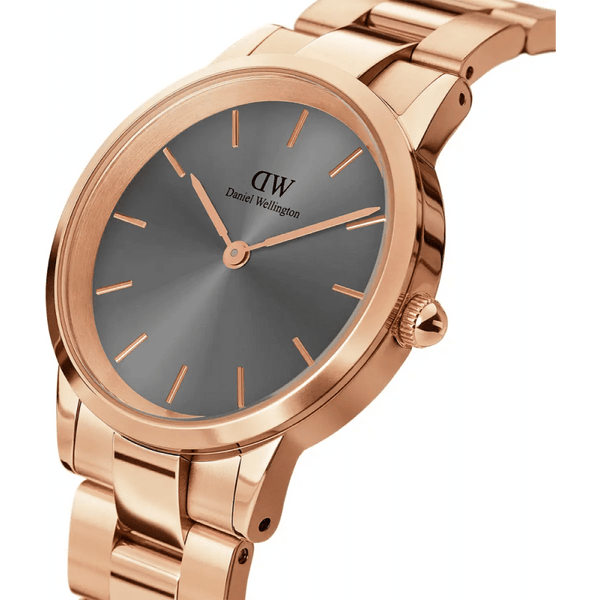 Daniel Wellington Iconic Link orologio unisex oro/grigio 36mm DW00100332