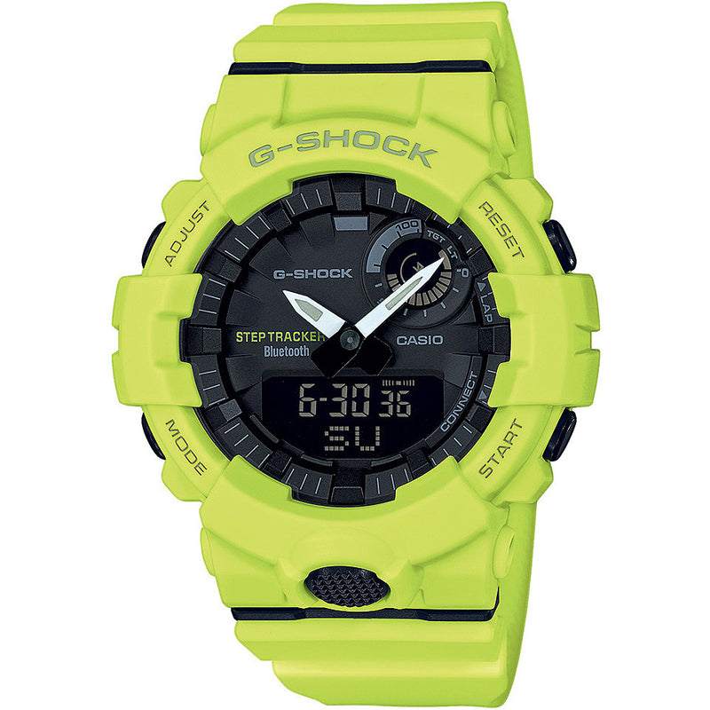 Casio G-Shock Style Premium orologio multifunzione uomo giallo GBA-800 –  Fico Gioielli