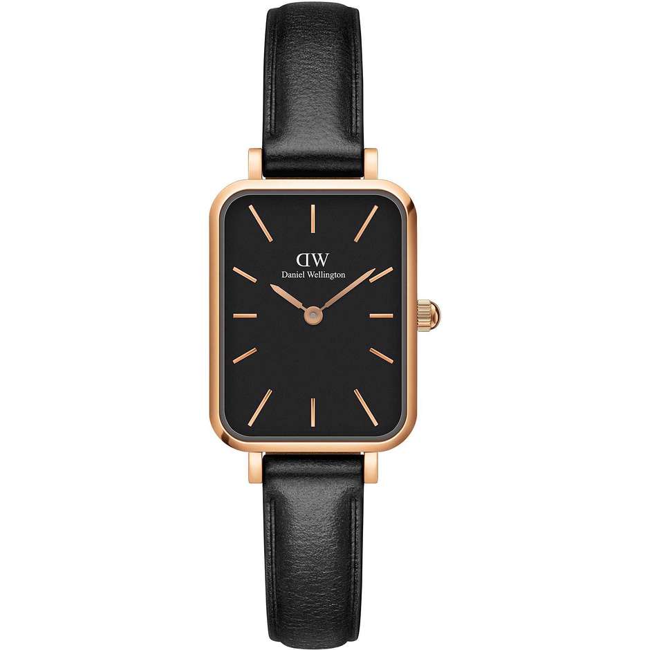 Daniel Wellington Quadro Sheffield orologio donna nero 20x26 DW00100435