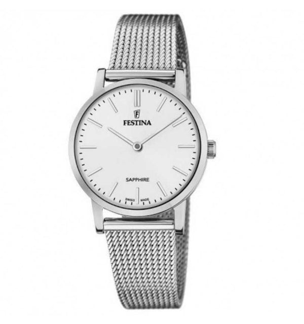 Festina Swiss Made orologio donna silver/bianco F20015/1