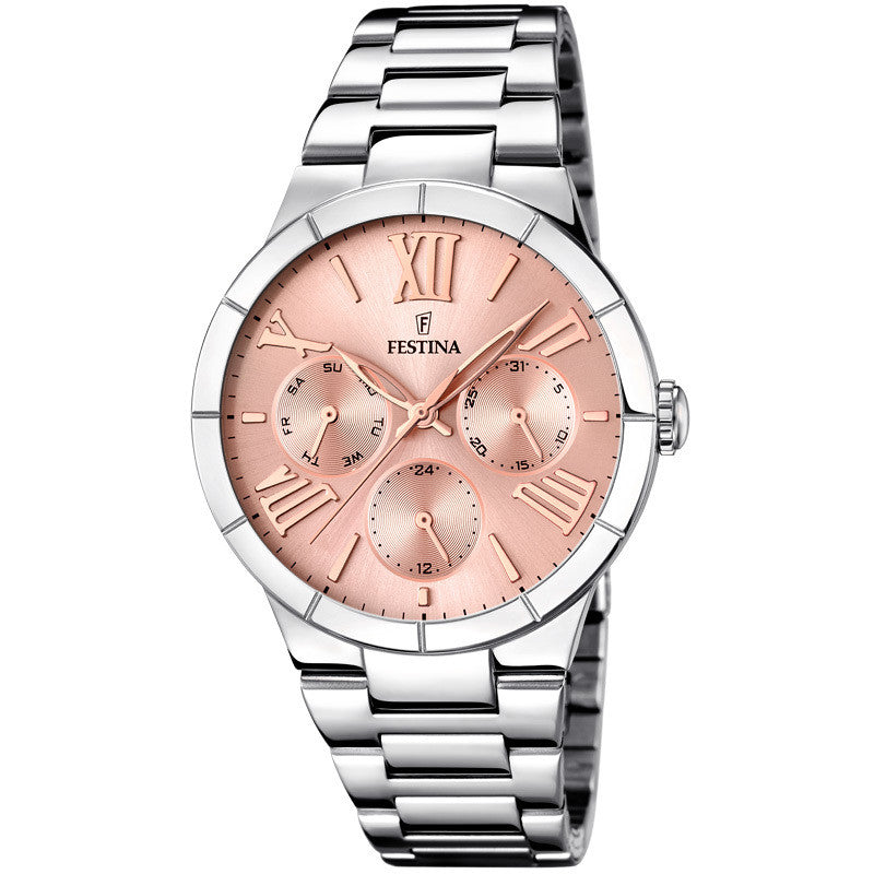 Festina Boyfriend rosè bracciale in acciaio donna F16716/3