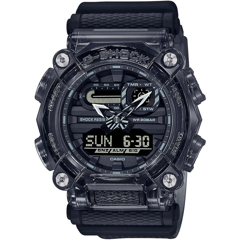 Casio G-Shock Skeleton orologio multifunzione uomo nero GA-900SKE-8AER