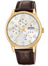 Festina Multifuncion orologio uomo bianco/marrone pelle F20279/A
