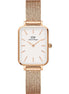 Daniel Wellington Quadro Pressed Melrose orologio donna gold/bianco 20x26 DW00100431