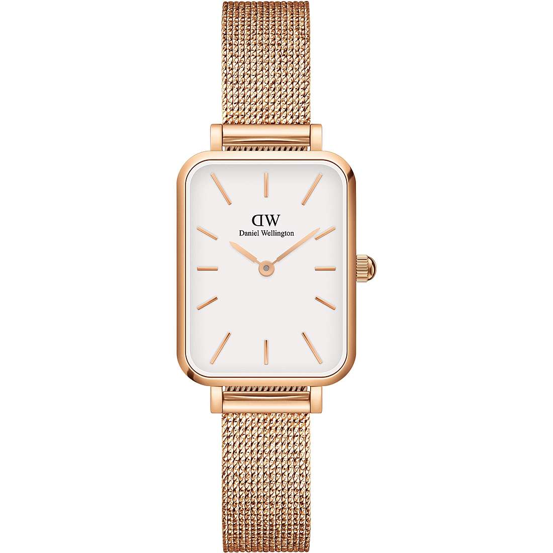 Daniel Wellington Quadro Pressed Melrose orologio donna gold/bianco 20x26 DW00100431
