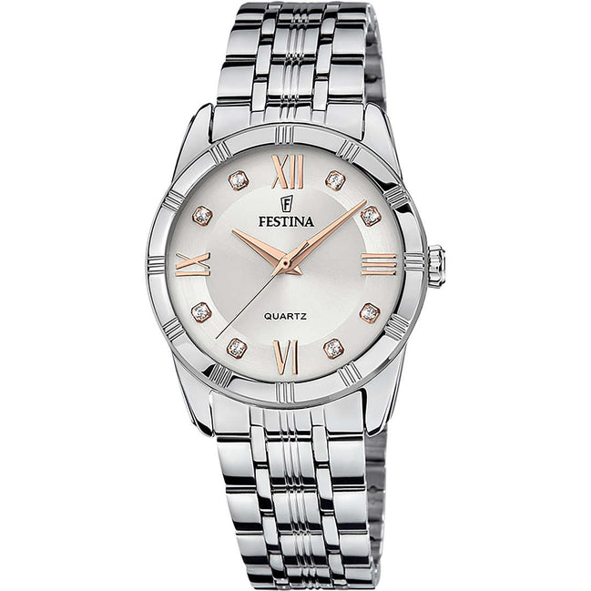Festina Mademoiselle orologio donna silver/rosa F16940/B