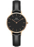 Daniel Wellington Petite orologio unisex pelle nero 28mm DW00100224