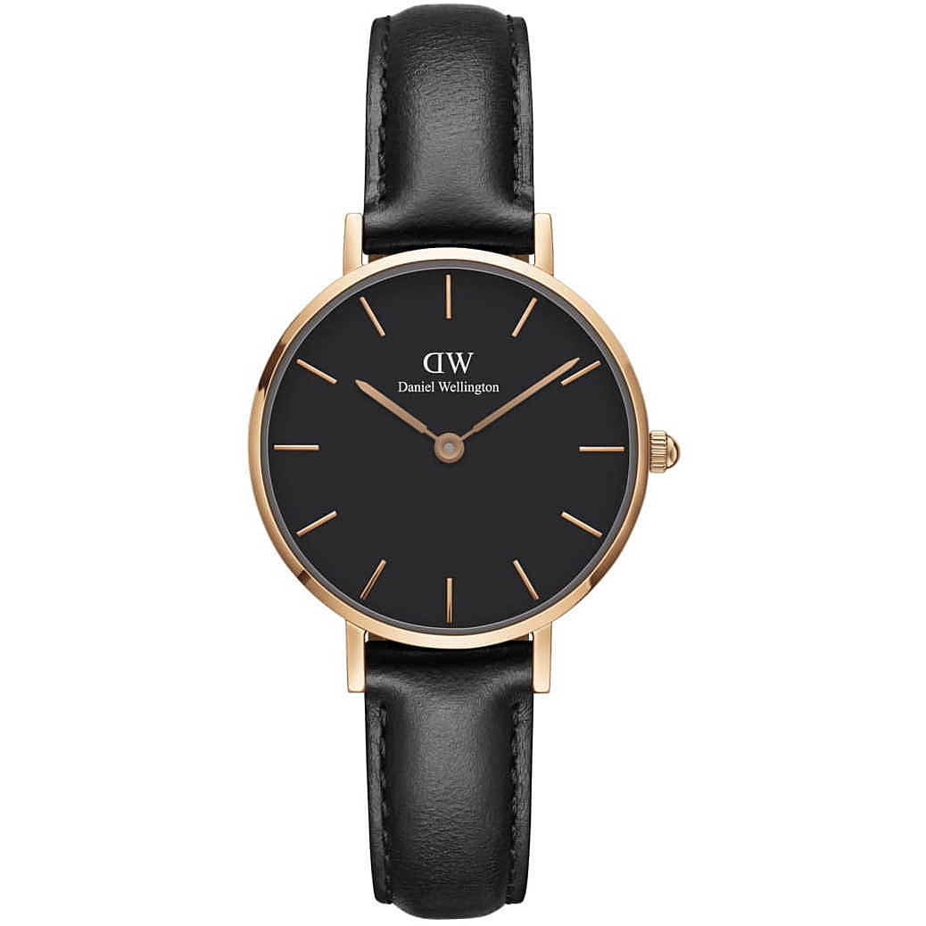 Daniel Wellington Petite orologio unisex pelle nero 28mm DW00100224