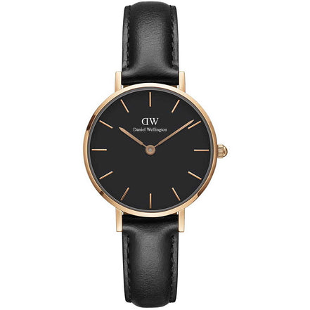 Daniel Wellington Petite orologio unisex pelle nero 28mm DW00100224