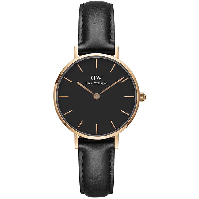 Daniel Wellington Petite orologio unisex pelle nero 28mm DW00100224