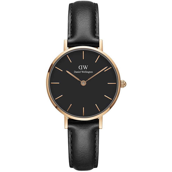 Daniel Wellington Petite orologio unisex pelle nero 28mm DW00100224