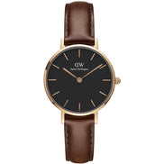 Daniel Wellington Petite orologio unisex pelle nero 28mm DW00100225