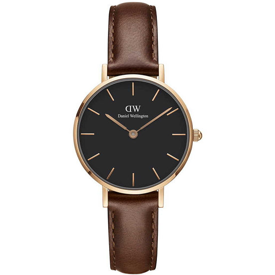 Daniel Wellington Petite orologio unisex pelle nero 28mm DW00100225