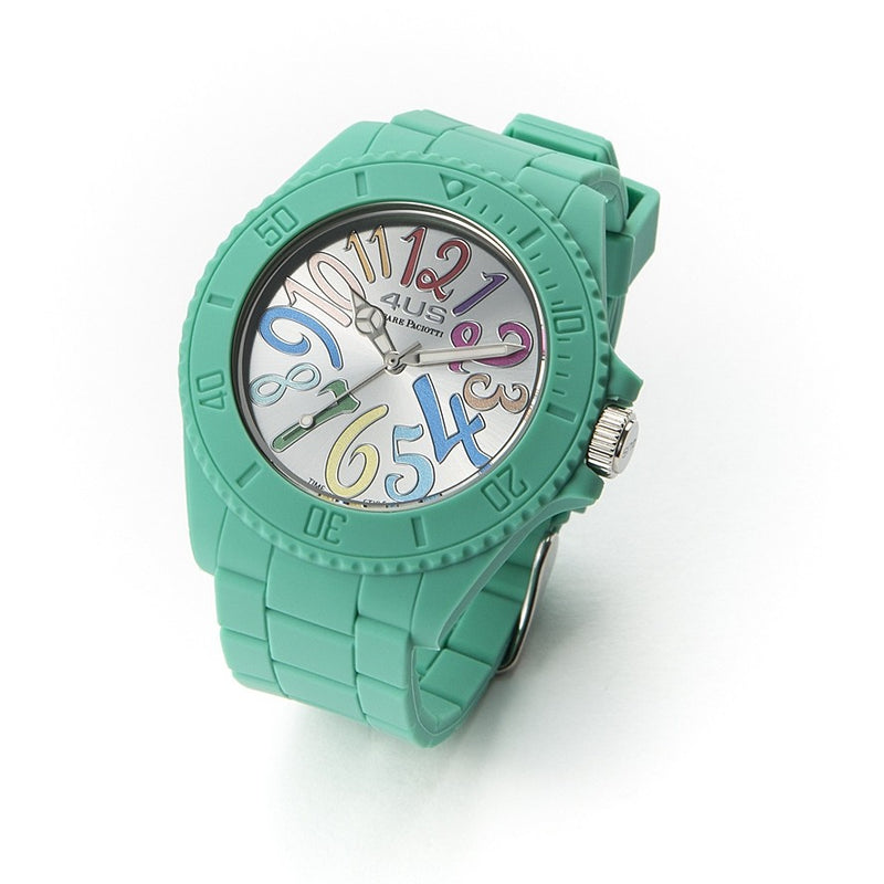 Cesare Paciotti 4US Rubber orologio silicone unisex verde T4RB226