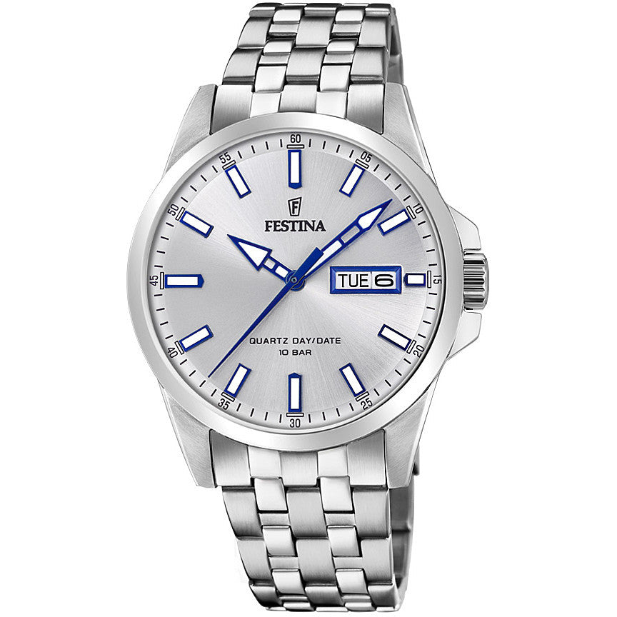 Festina Acero Clasico orologio solo tempo uomo F20357/1