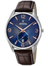 Festina Retro orologio blu pelle uomo F6857/8