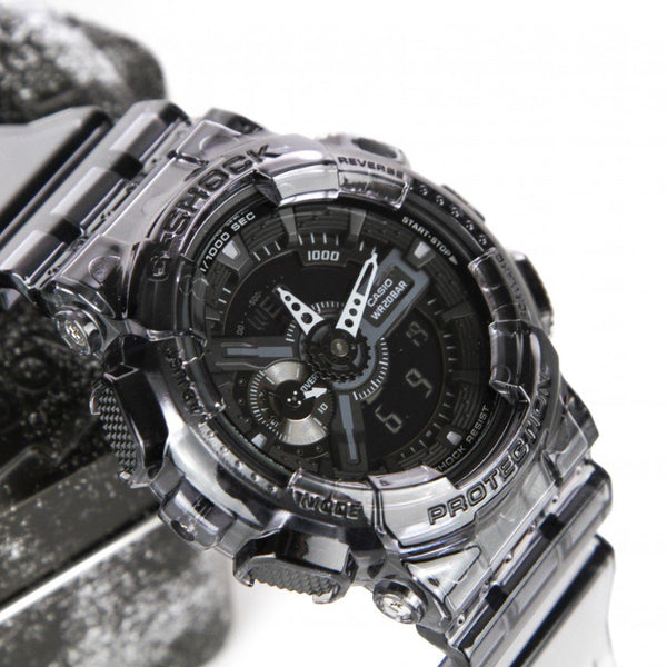 Casio G-Shock BLACK Skeleton orologio unisex nero GA-110SKE-8AER