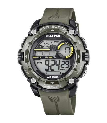 OROLOGIO DA UOMO CALYPSO VERDE DIGITALE - K5819/1