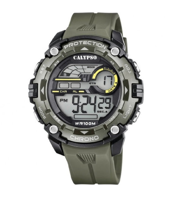 OROLOGIO DA UOMO CALYPSO VERDE DIGITALE - K5819/1