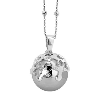 COLLANA BOCCADAMO MYA Chiama Angeli, campanello sonoro in bronzo rodiato TRGR22B