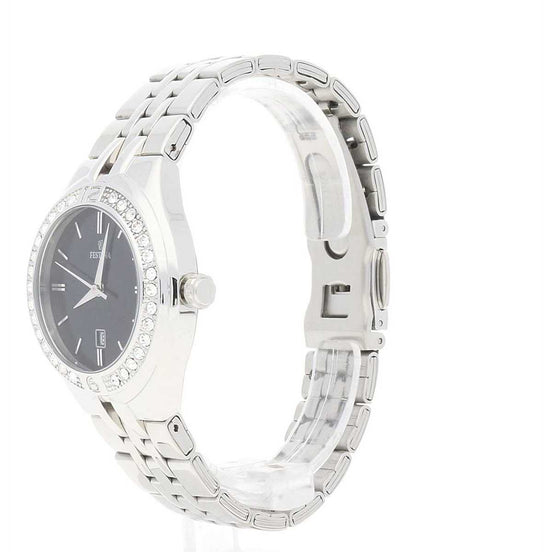 Festina Mademoiselle orologio solo tempo donna acciaio/nero F16867-2